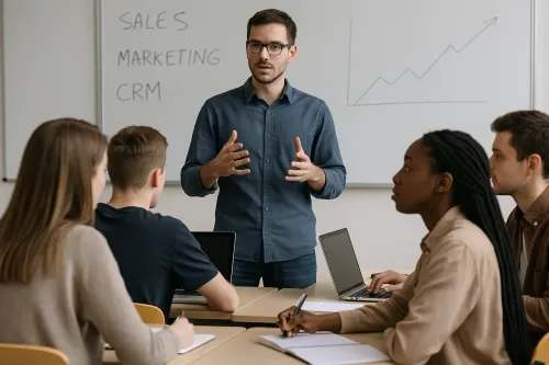 Une classe en BTS NDRC